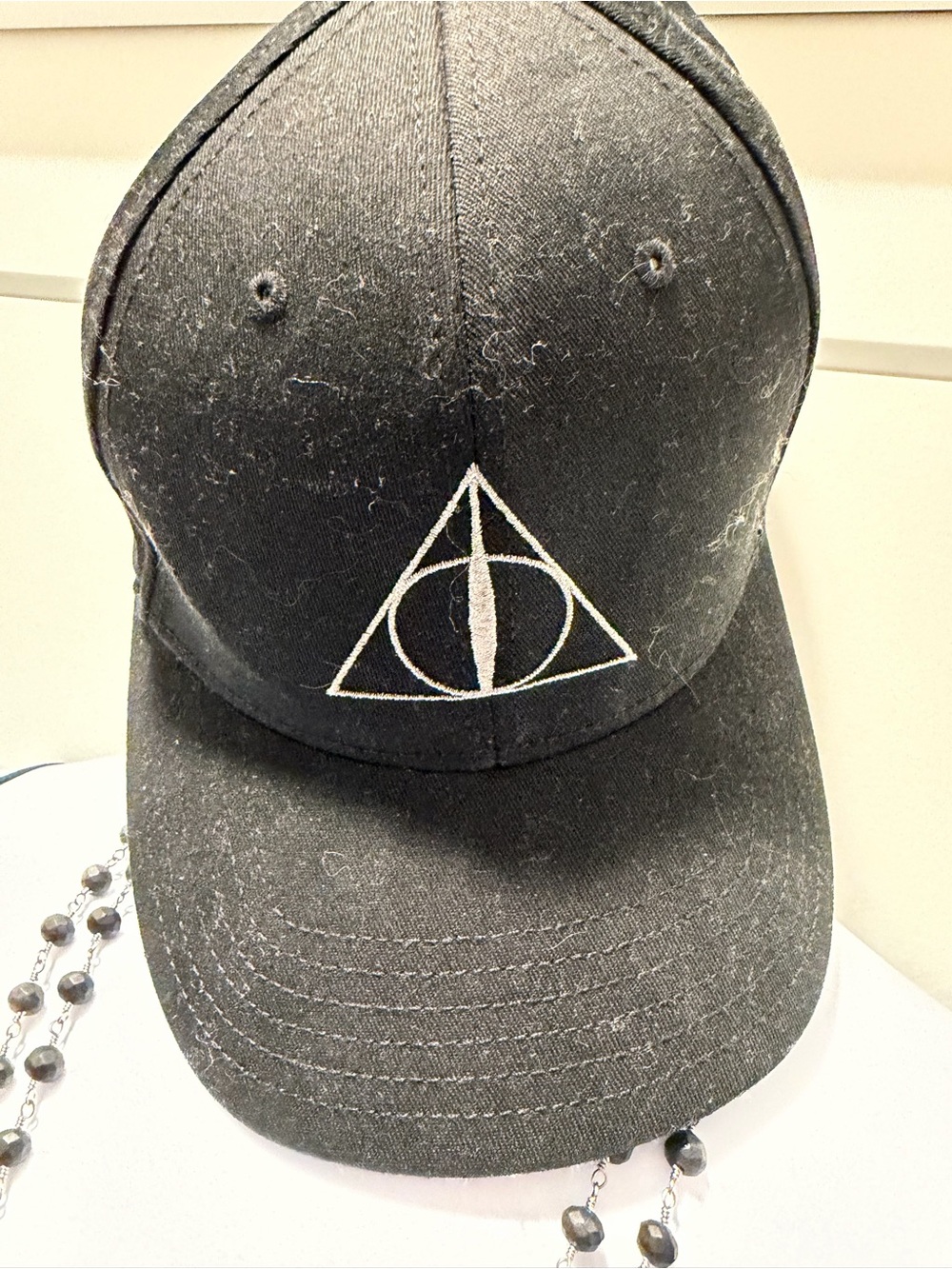 wizarding world of Harry Potter, deathly hallows embroidered hat from universal